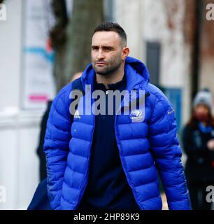 Leinster, Irlande. 19th févr. 2022. 19th février 2022 ; RDS Stadium, Leinster, Irlande: United Rugby Championships, Leinster versus Ospreys: Dave Kearney de Leinster arrive à RDS Arena crédit: Action plus Sports Images/Alay Live News Banque D'Images