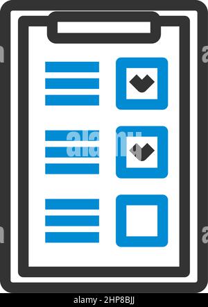 Icône de la tablette du plan de formation Illustration de Vecteur