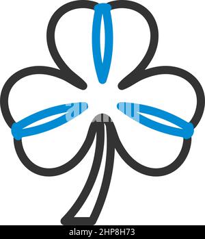 Icône Shamrock Illustration de Vecteur