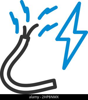 Icône de fil Illustration de Vecteur