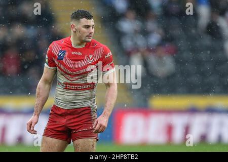 Matty Lees (10) de St Helens pendant le match à, le 2/19/2022. (Photo de David Greaves/News Images/Sipa USA) Credit: SIPA USA/Alay Live News Banque D'Images