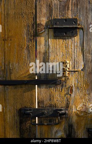 Porte en bois Vintage Banque D'Images