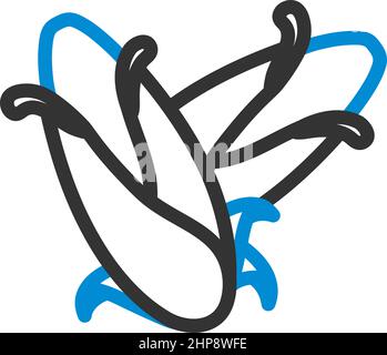 Icône maïs Illustration de Vecteur