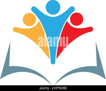 Vecteur de modèle de conception d'icône de logo Education Illustration de Vecteur