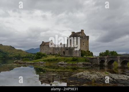 Le Château d'Eilean Donan, Highlands, Scotland Banque D'Images