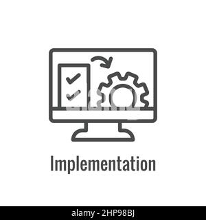 Procédures standard pour l'exploitation d'une entreprise - Manuel, étapes et mise en œuvre, y compris les icônes de présentation sop Illustration de Vecteur