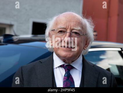 Son Excellence Michael Higgins, Président de l'Irlande Banque D'Images