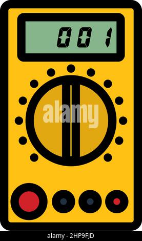 Icône multimètre Illustration de Vecteur