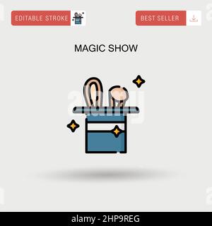 Magic show simple vector. Illustration de Vecteur