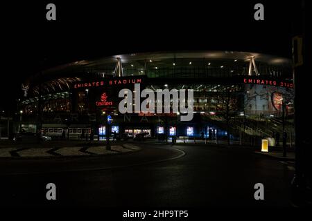 Vue au sol du stade de l'émirat après le match Banque D'Images