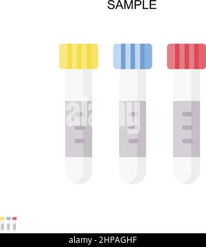 Exemple d'icône de vecteur simple.Modèle de conception de symbole d'illustration pour élément d'interface utilisateur Web mobile. Illustration de Vecteur
