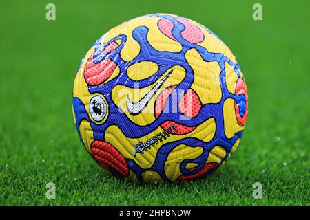 Ballon de match officiel Nike Flight Premier League Banque D'Images