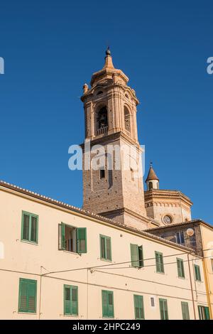 Clocher du Sanctuaire de la Madonna delle Grazie Banque D'Images