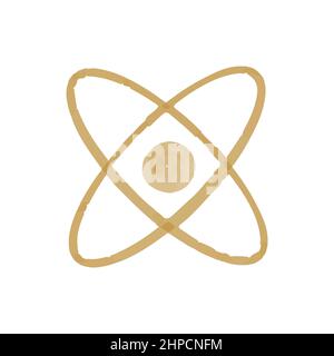 Objets spatiaux dessinés à la main avec des aquarelles dans le style boho. Illustration vectorielle. Univers peint avec des peintures pour le design des enfants. Illustration de Vecteur