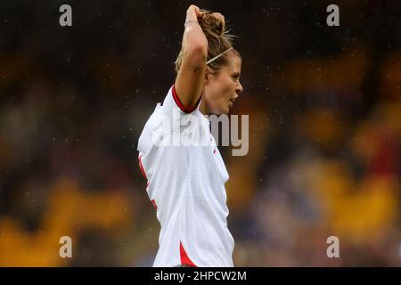 Norforlk, Angleterre; 20th février 2022 ; Carrow Road, Norwich, Norforlk, Angleterre; Arnold Clark Womens International football Angleterre / Espagne: Rachel Daly d'Angleterre Banque D'Images