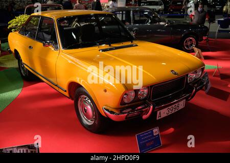 1975 Siège 124 Sport. Retro Malaga 2022, Espagne. Banque D'Images