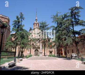 EXTÉRIEUR - FACHADA - S XVII AUTEUR: PLAZA SEBASTIAN DE LA. LIEU: CONVENTO DE LAS BERNARDAS. Alcalá de Henares. MADRID. ESPAGNE. Banque D'Images