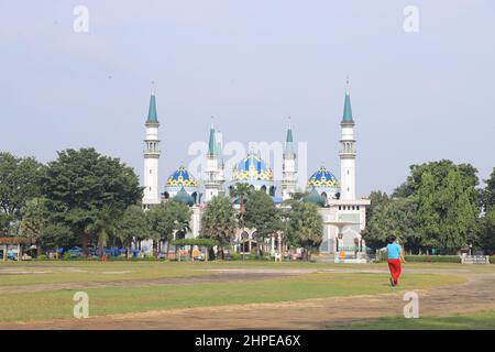 Tuban, Indonésie - 25 janvier 2022 : la Grande Mosquée de Tuban (Masjid Agung) Banque D'Images