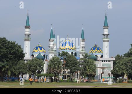 Tuban, Indonésie - 25 janvier 2022 : la Grande Mosquée de Tuban (Masjid Agung) Banque D'Images