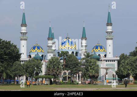 Tuban, Indonésie - 25 janvier 2022 : la Grande Mosquée de Tuban (Masjid Agung) Banque D'Images