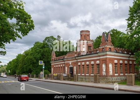 Tsarskoye Selo, Saint-Pétersbourg, Russie – 7 juillet 2020 : le Pavillon de la cuisine de l'Hermitage dans le parc Catherine. La réserve du Musée d'État Banque D'Images