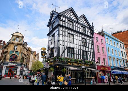 Soho, le quartier à la mode et de divertissement de Londres, Royaume-Uni Banque D'Images