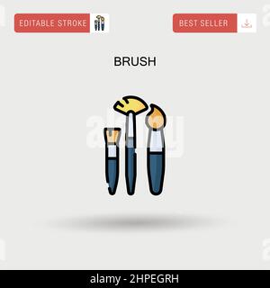 Icône de vectorisation simple de forme. Illustration de Vecteur