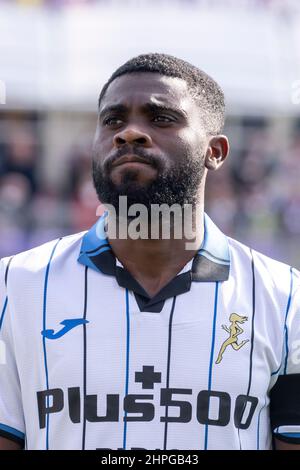 Florence, Italie. 20 février 2022, Jeremie Boga (Atalanta) ; 20 février 2022 - football : championnat italien 2021 2022 ; 26Day ; match entre Fiorentina 1-0 Atalanta au stade Artemio Franchi ; Firenze, Italie ; ; ; ( photo par aicfoto)(ITALIE) [0855] Banque D'Images