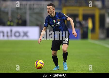 Milan, Italie, 20th février 2022. Ivan Perisic du FC Internazionale pendant le match de la série A à Giuseppe Meazza, Milan. Le crédit photo devrait se lire: Jonathan Moscrop / Sportimage Banque D'Images