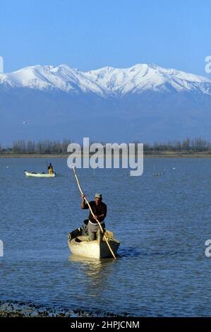 France Pyrénées Orientales Canigou montain Banque D'Images