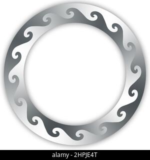 Cadre de la vague Banque D'Images