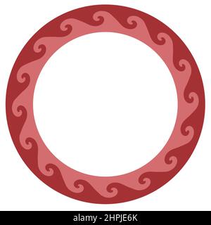 Cadre de la vague Banque D'Images