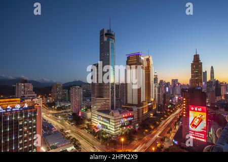 Paysages de Shenzhen Banque D'Images