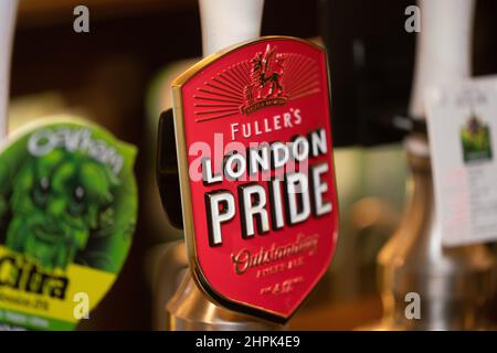 London Pride est la bière phare de la brasserie Fuller's Brewery Banque D'Images