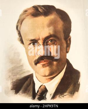 Portrait de Vyacheslav Molotov (1890-1986). Il était un politicien et diplomate russe, un ancien bolchevique et une figure de premier plan dans le gouvernement soviétique à partir de 1920s. Il a été président du Conseil des commissaires du peuple de 1930 à 1941 et ministre des Affaires étrangères de 1939 à 1949 et de 1953 à 1956. Banque D'Images