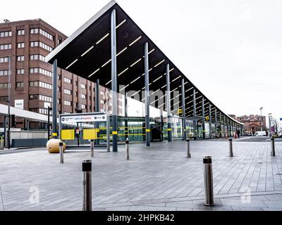 Gare routière de Liverpool ONE Banque D'Images