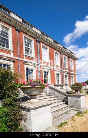 Élévation latérale de Stansted House, West Sussex, Angleterre Royaume-Uni Banque D'Images