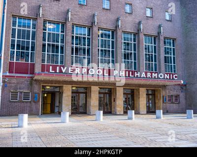 Liverpool Philharmonic Hall, Hope Street, Liverpool, Merseyside. Banque D'Images