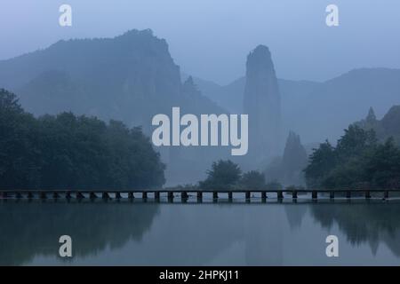 Lishui, comté de zhejiang jinyun envoyer des paysages Banque D'Images