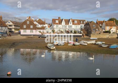 la petite ville côtière d'emsworth sur la côte du hampshire Banque D'Images