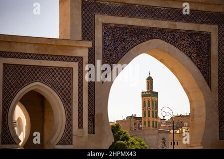 Bab Rcif à Fès médina - Maroc. Banque D'Images