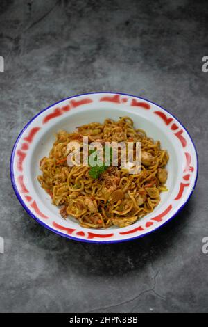 Nouilles frit javanaises / Mie Goreng Jawa Banque D'Images