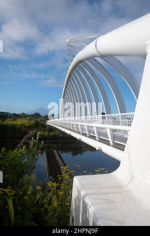 Te Rewa Rewa Bridge, New Plymouth, Taranaki, Île du Nord, Nouvelle-Zélande Banque D'Images