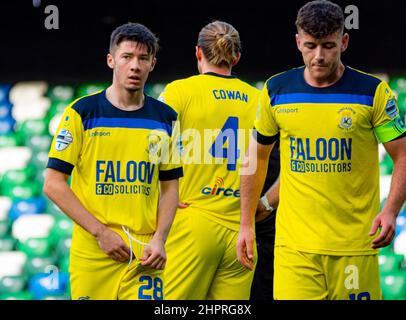 Photos de Linfield contre Dungannon Swinfts dans la Danske Bank Premiership le samedi 30th octobre 2021 à Windsor Park, Belfast. Banque D'Images