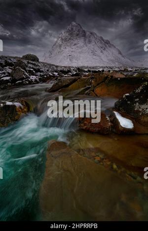 Glencoe, Highlands, Écosse. Banque D'Images