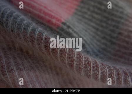Une texture en laine douce pour un gros plan Banque D'Images