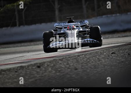 Yuki Tsunoda (JPN) AlphaTauri AT03. 23.02.2022. Test de Formule 1, première journée, Barcelone, Espagne. Mercredi. Le crédit photo doit être lu : images XPB/Press Association. Banque D'Images