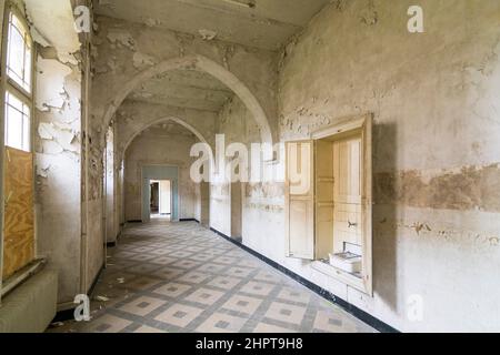 Abandonné et fermé le monastère jésuite 'St Jozef' à Valkenburg, pays-Bas Banque D'Images