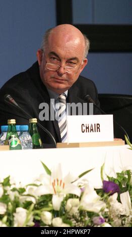 ISTANBUL, TURQUIE - MARS 7: Célèbre homme politique turc et économiste Kemal Dervis portrait le 7 mars 2007, Istanbul, Turquie. Kemal Dervis est l'ancien chef du Programme des Nations Unies pour le développement. Banque D'Images