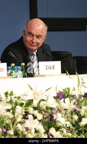 ISTANBUL, TURQUIE - MARS 7: Célèbre homme politique turc et économiste Kemal Dervis portrait le 7 mars 2007, Istanbul, Turquie. Kemal Dervis est l'ancien chef du Programme des Nations Unies pour le développement. Banque D'Images